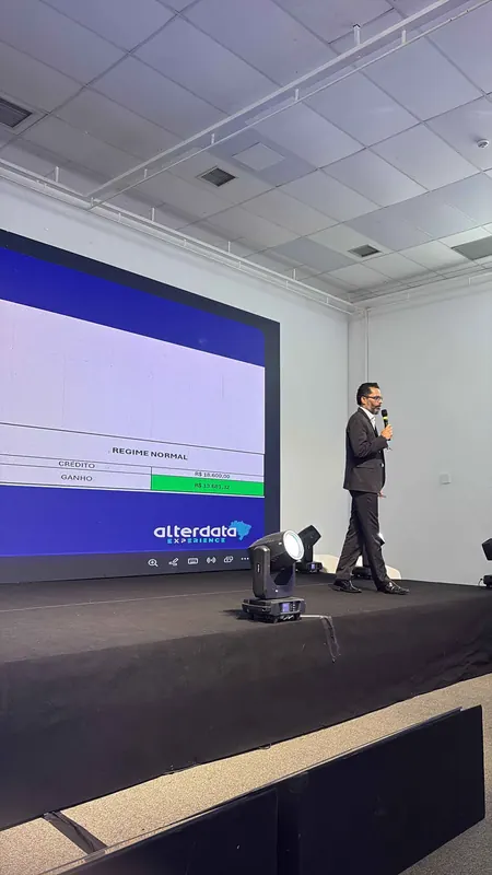 João Batista palestrando no Alterdata Experience